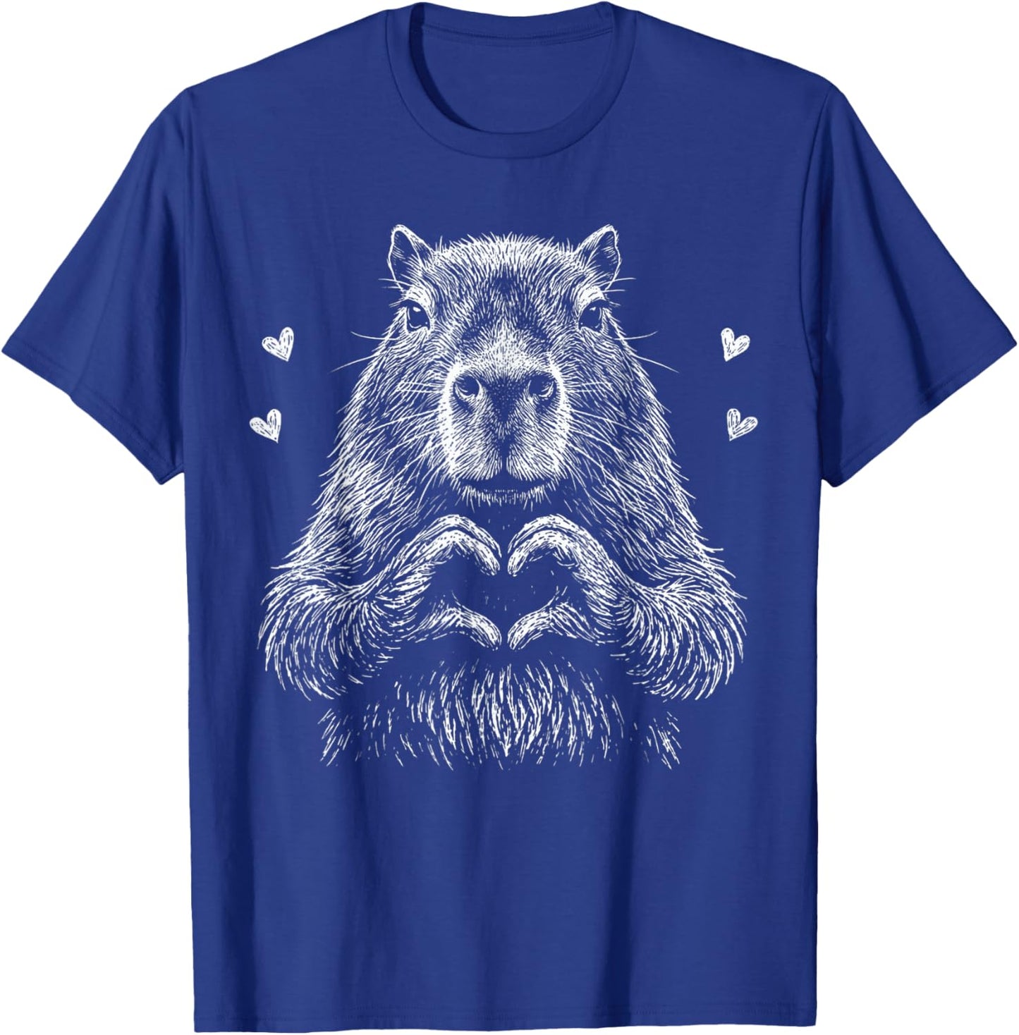 I Steal Hearts Capybara Valentines Capybara Meme Graphic T-Shirt - T-Shirt | Royal