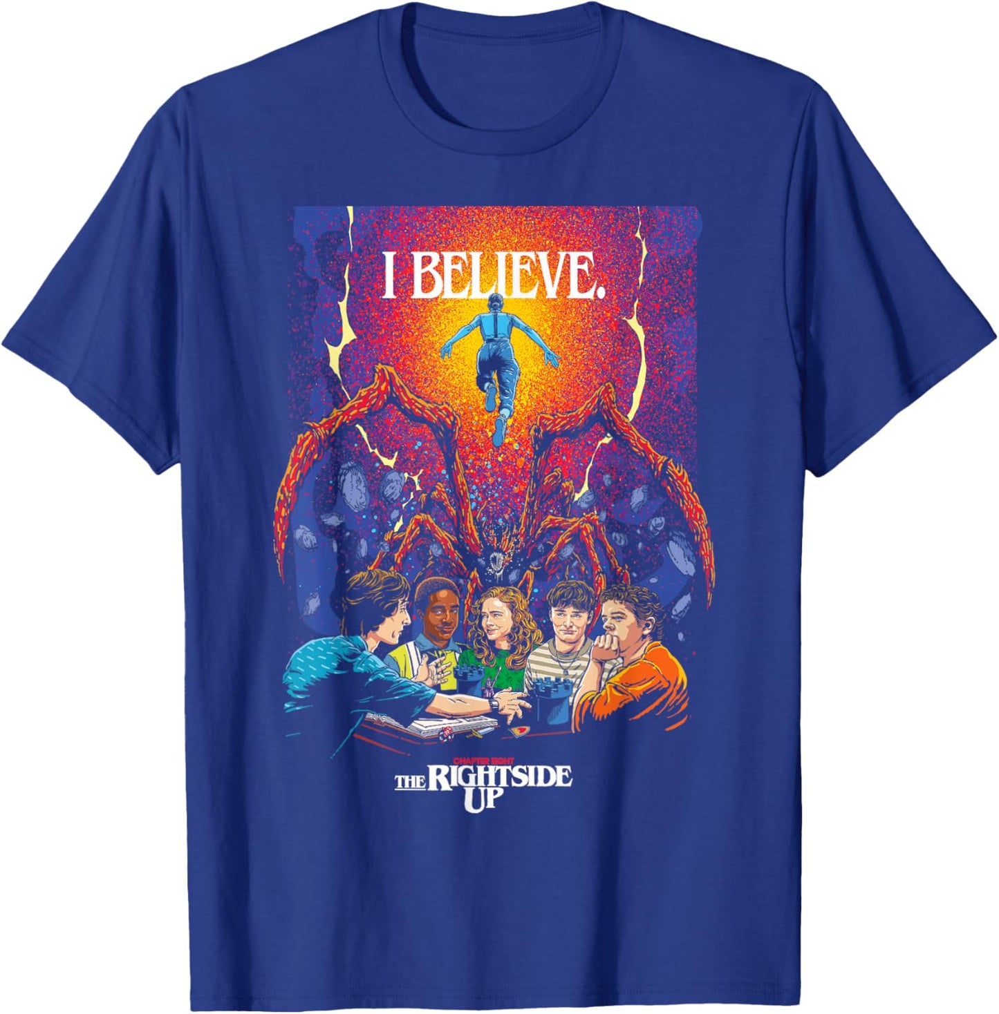 Stranger Things Season 5 x Butcher Billy The Rightside Up T-Shirt - T-Shirt | Royal