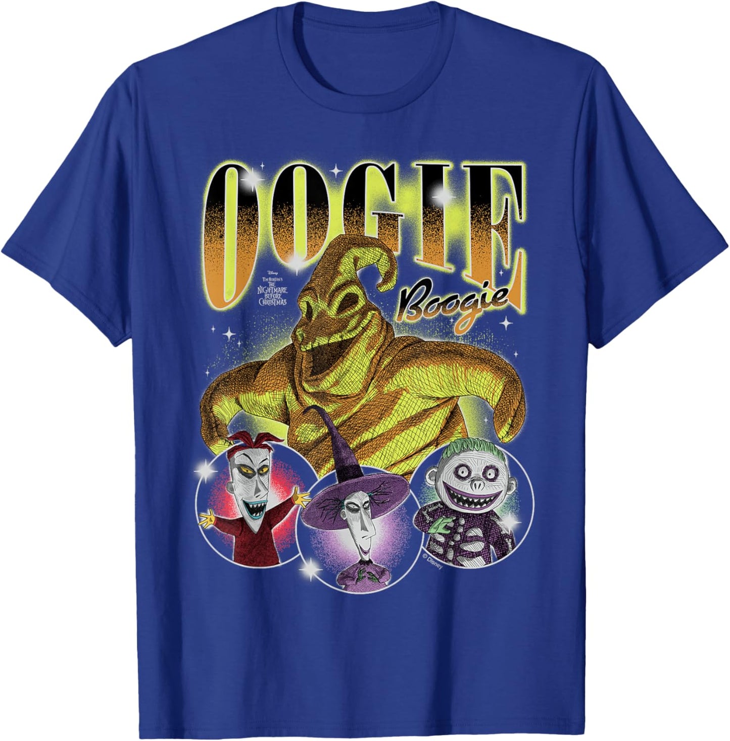 Oogie Boogie Spooky Fun Disney Villain Design T-Shirt - T-Shirt | Royal