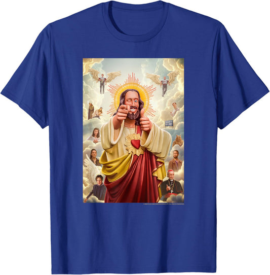 Dogma Movie Christ with Main Characters Poster T-Shirt - T-Shirt | Royal