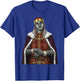 Silver Mask King Baldwin IV Golden Mask Medieval Art T-Shirt - T-Shirt | Royal