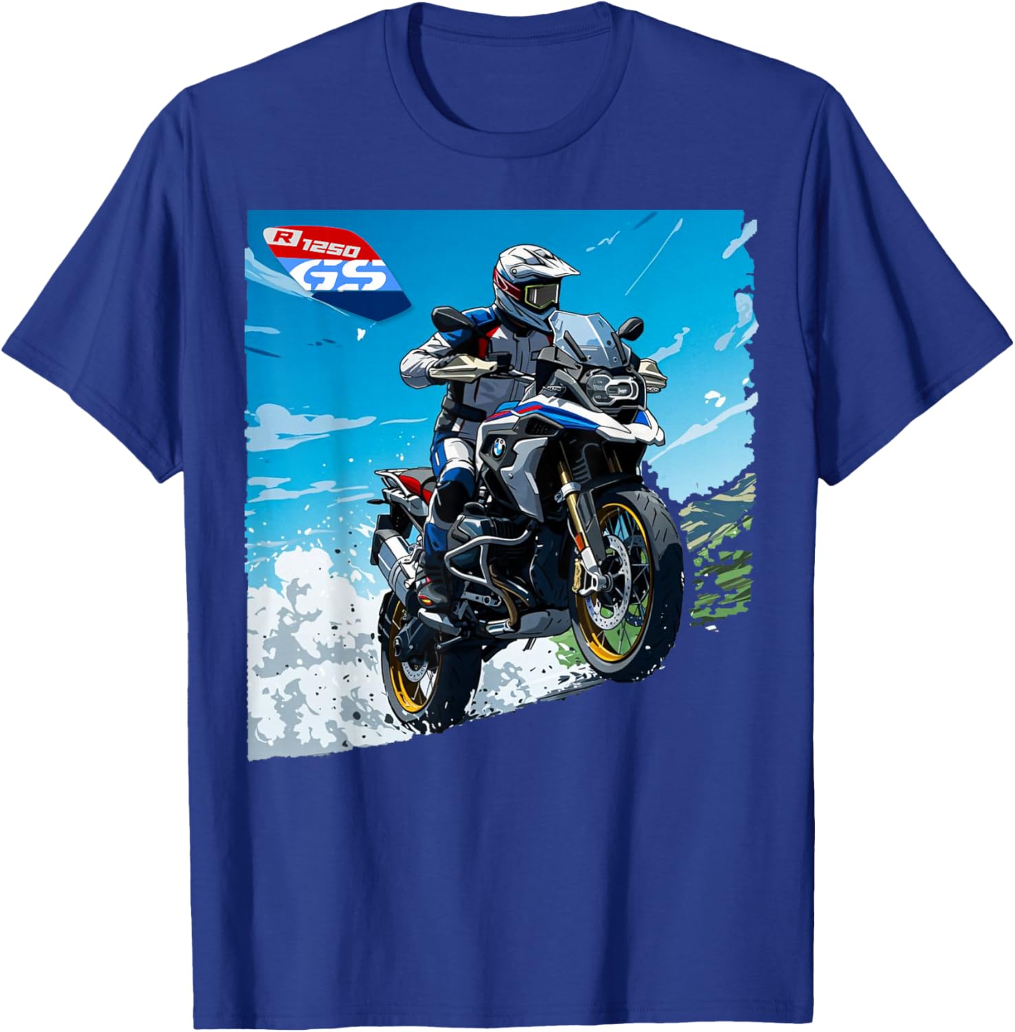 R 1250 GS Adventure Bike Motorcycle T-Shirt - T-Shirt | Royal