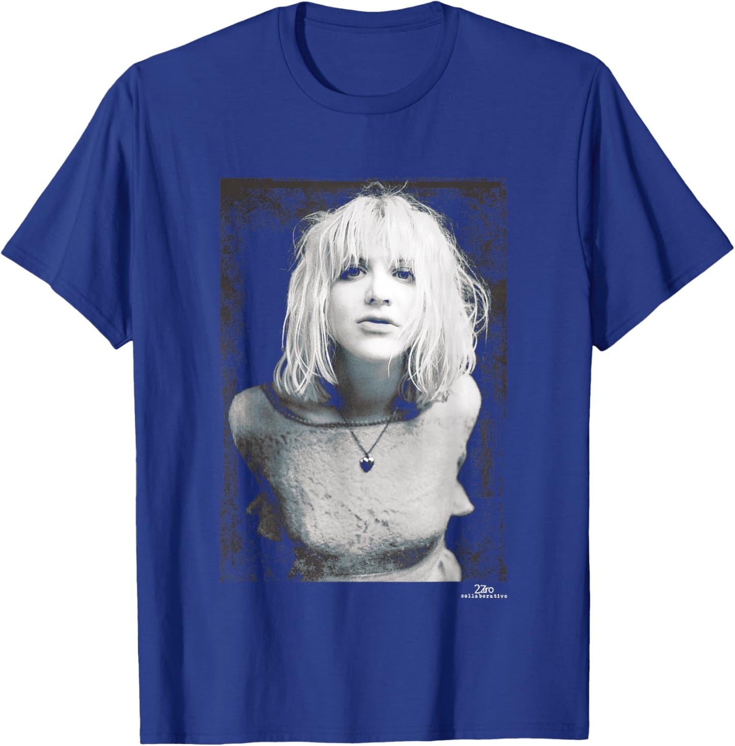 Hole Singer Courtney Love Portrait by Phil Nicholls T-Shirt - T-Shirt | Royal