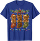 Lion in Christmas Socks Lights Lion Xmas T-Shirt - T-Shirt | Royal
