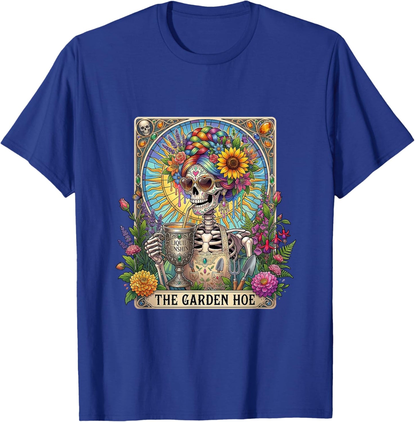 Liquid Sunshine Garden Hoe Funny Plant T-Shirt - T-Shirt | Royal