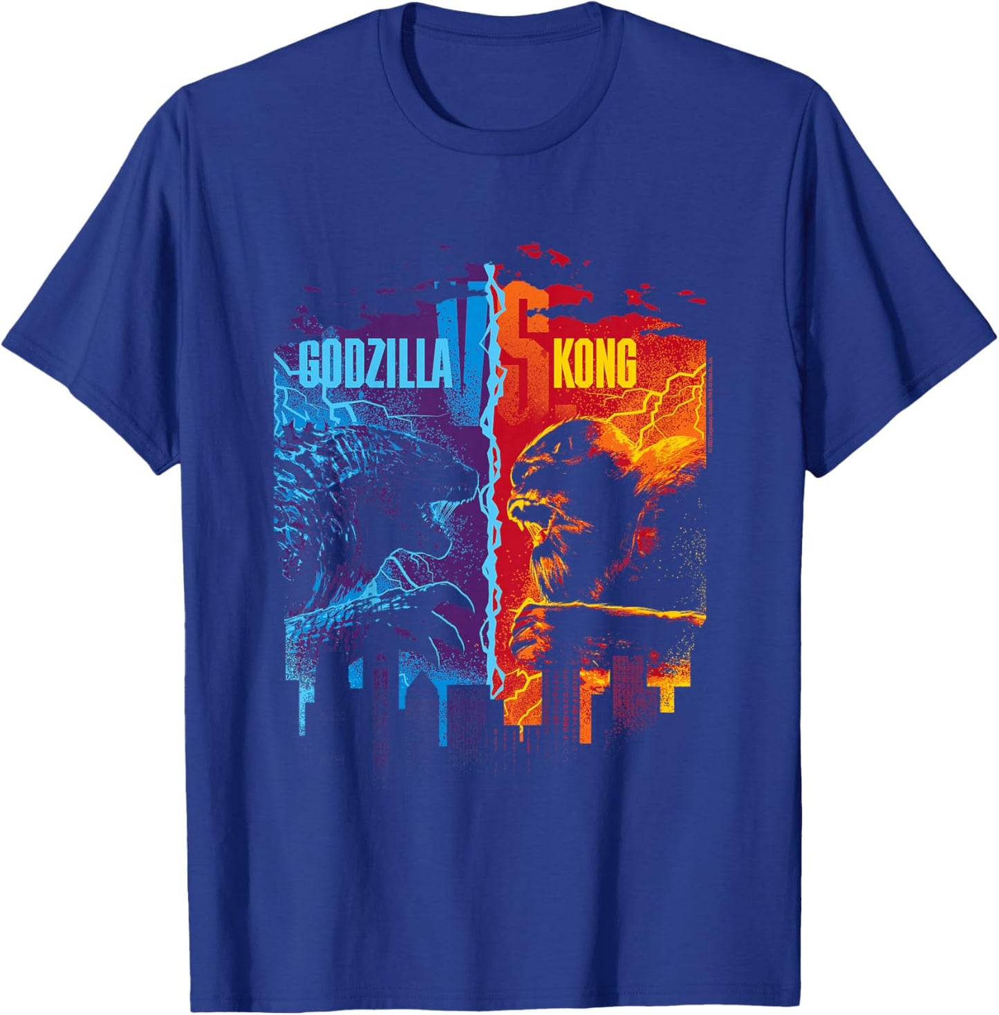 Monsterverse Godzilla Versus Kong Youth Officially Licensed T-Shirt - T-Shirt | Royal