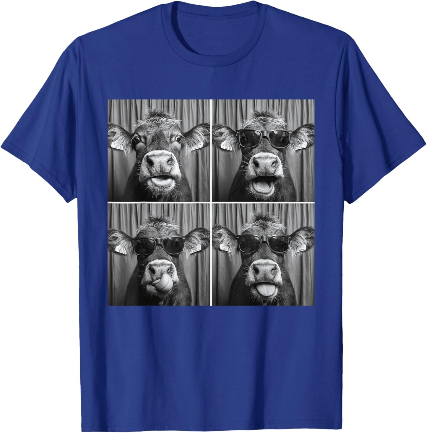 Funny Cow Sunglasses T-Shirt - T-Shirt | Royal