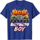 Mom of The Birthday boy Monster Truck Birthday Decoration T-Shirt - T-Shirt | Royal