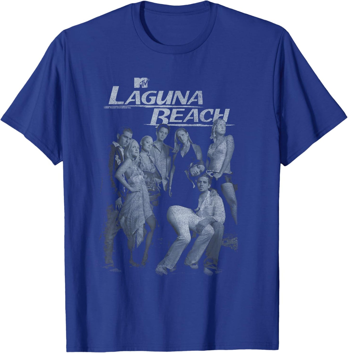 Laguna Beach Vintage Distressed Cast Photo Reality TV T-Shirt - T-Shirt | Royal