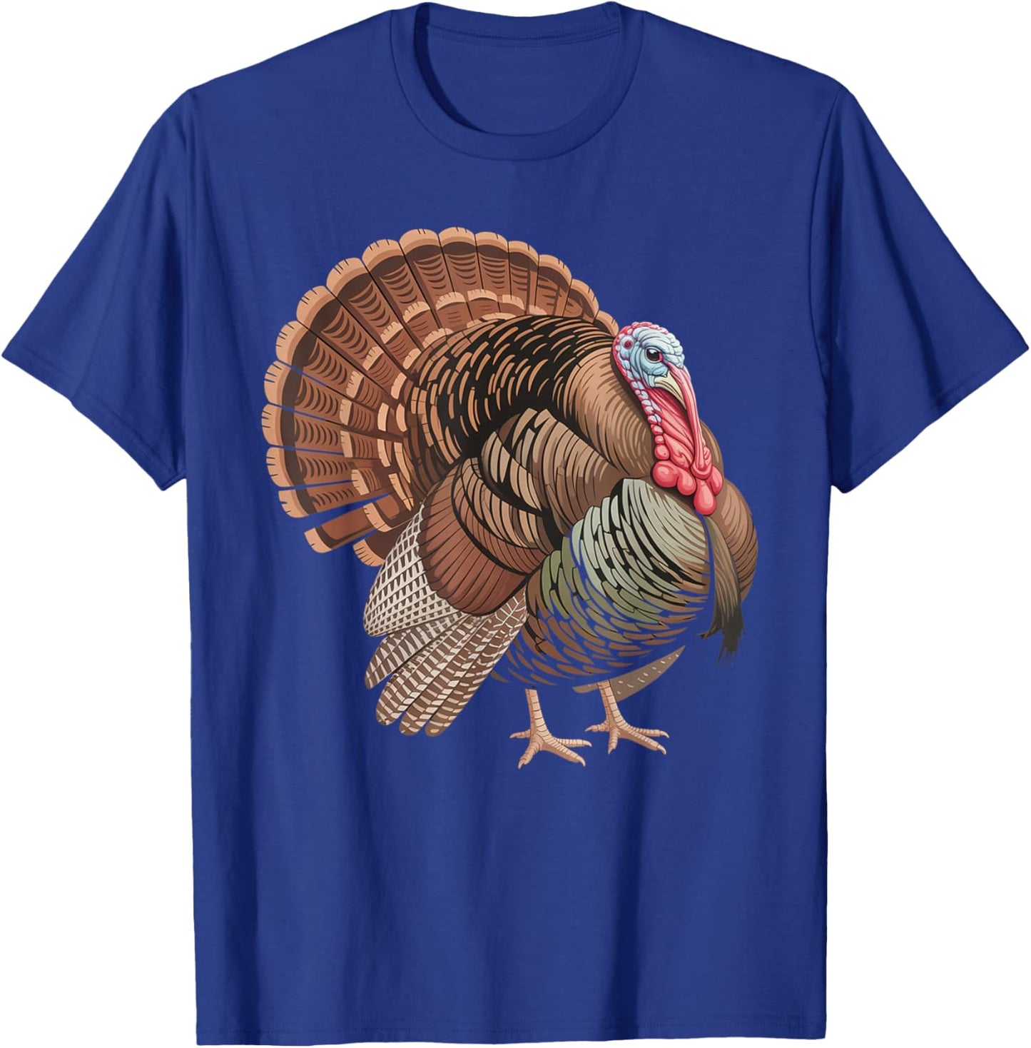 Turkey Funny Farm Bird Nature Wildlife Lover Men Women T-Shirt - T-Shirt | Royal