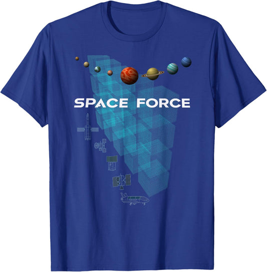 Space Force -Space T-Shirt - T-Shirt | Royal