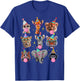 Wildlife Animals Zoo Birthday Party for Girl Boy Kids Family T-Shirt - T-Shirt | Royal