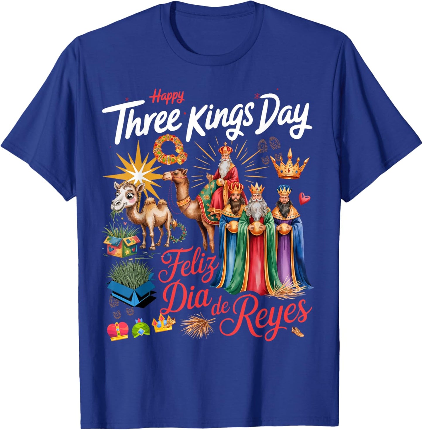 Three Kings Day Costume Idea & Día De Los Reyes T-Shirt - T-Shirt | Royal