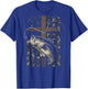 Christian Bass Fishing (Design on Back) T-Shirt - T-Shirt | Royal