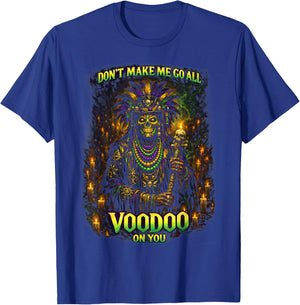Mardi Gras Witch Doctor Voodoo Priest Top Hat New Orleans T-Shirt - T-Shirt | Royal
