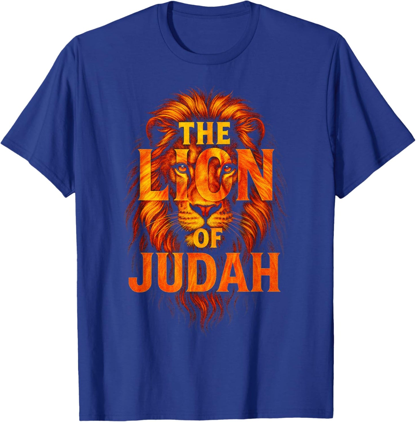 The Lion of Judah - Christian Faith Symbol T-Shirt - T-Shirt | Royal