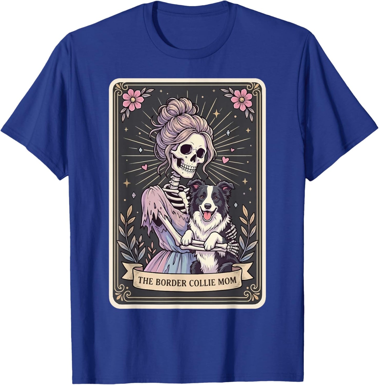 The Border Collie Mom Tarot Card T-Shirt - T-Shirt | Royal