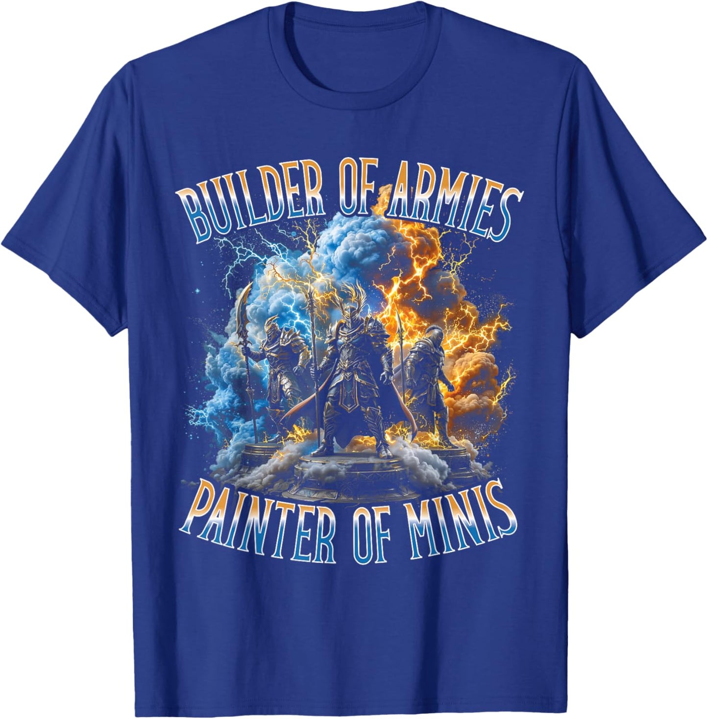 Builder of Armies Painter of Minis Miniature Painter Bootleg T-Shirt - T-Shirt | Royal