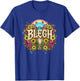 Blegh Floral Gothic Rainbow Sunforest Funny Graphic T-Shirt - T-Shirt | Royal