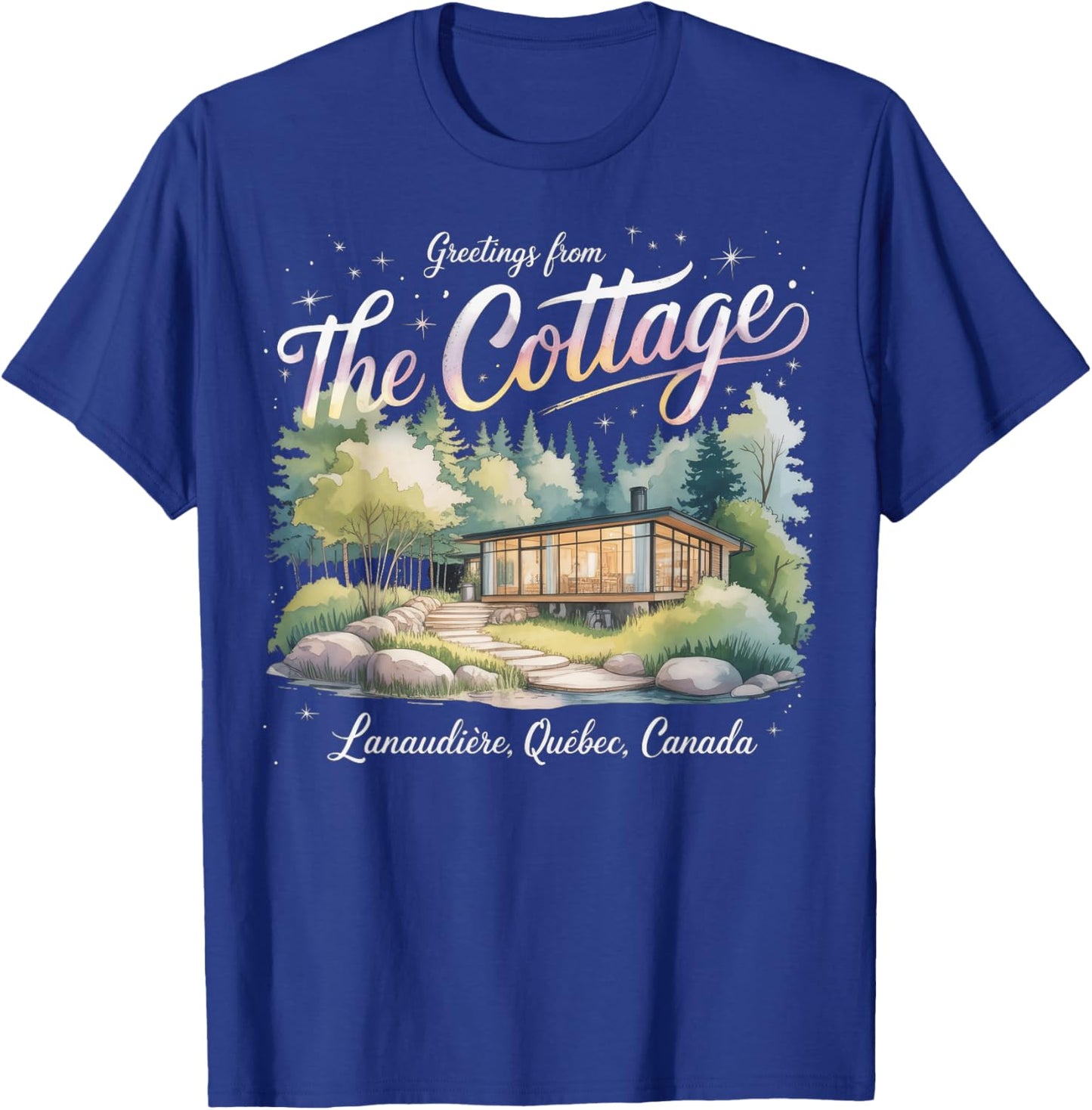 Greetings from The Cottage T-Shirt - T-Shirt | Royal