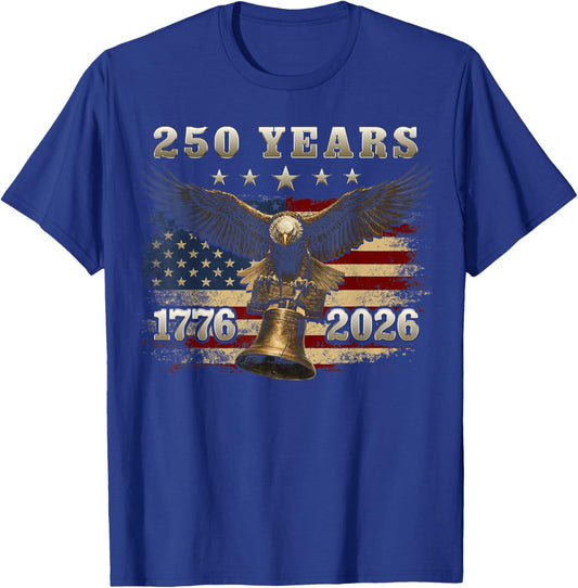 Bell Eagle Flag T-Shirt - T-Shirt | Royal