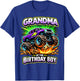 Grandma of The Birthday Boy Monster Truck Birthday Party T-Shirt - T-Shirt | Royal