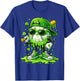 St Patricks Day Baseball Ice Cream Drip Shamrock Kids Boys T-Shirt - T-Shirt | Royal