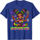 Mardi Gras Vibes Carnival New Orleans Beads Fleur De Lis T-Shirt - T-Shirt | Royal