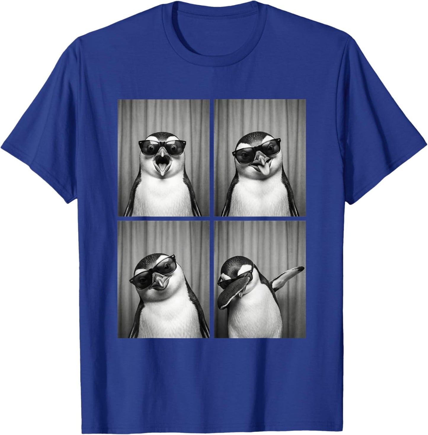Penguin PhotoBooth Sunglasses Funny Dab Penguins Lover T-Shirt - T-Shirt | Royal
