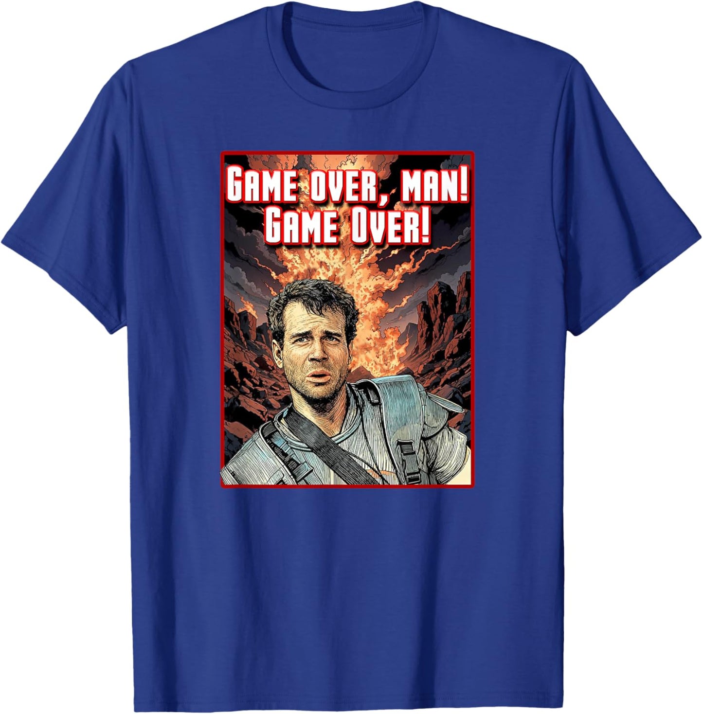 Game Over Man! T-Shirt - T-Shirt | Royal