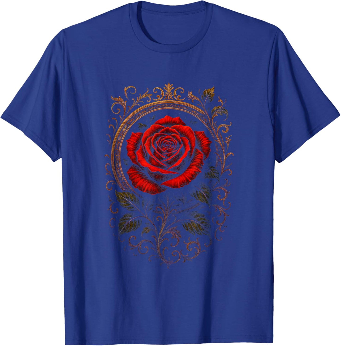 Enchanting Rose - Gothic Aesthetic Magic T-Shirt - T-Shirt | Royal
