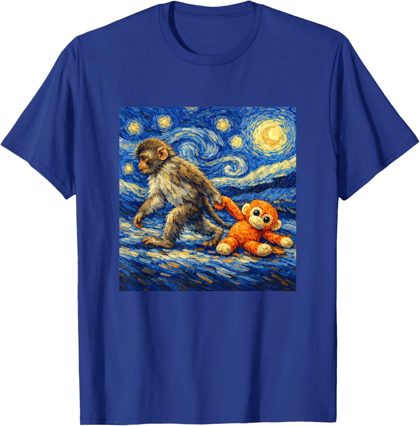 Monkey Punch Team Punch Baby Monkey T-Shirt - T-Shirt | Royal