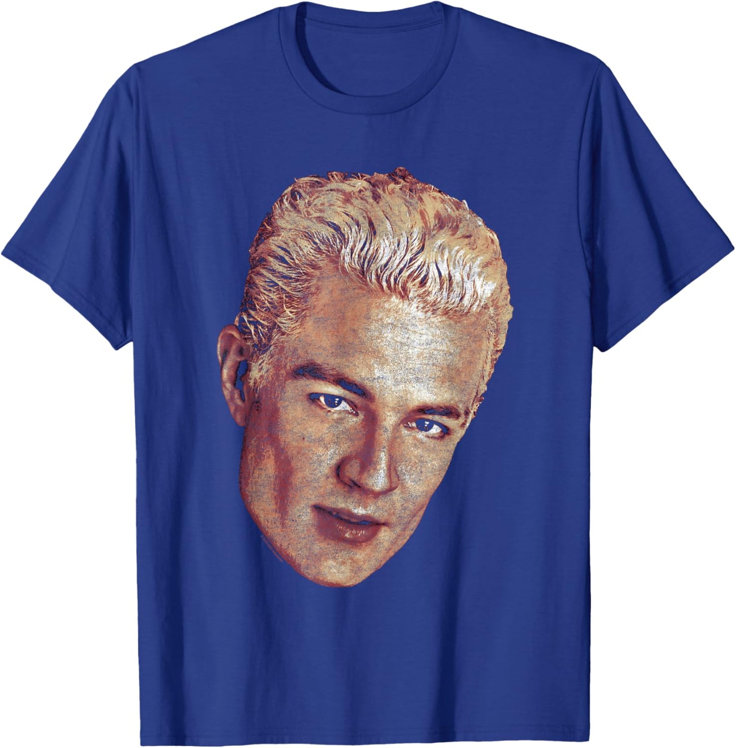 Buffy The Vampire Slayer Spike Oversized Portrait Retro TV T-Shirt - T-Shirt | Royal