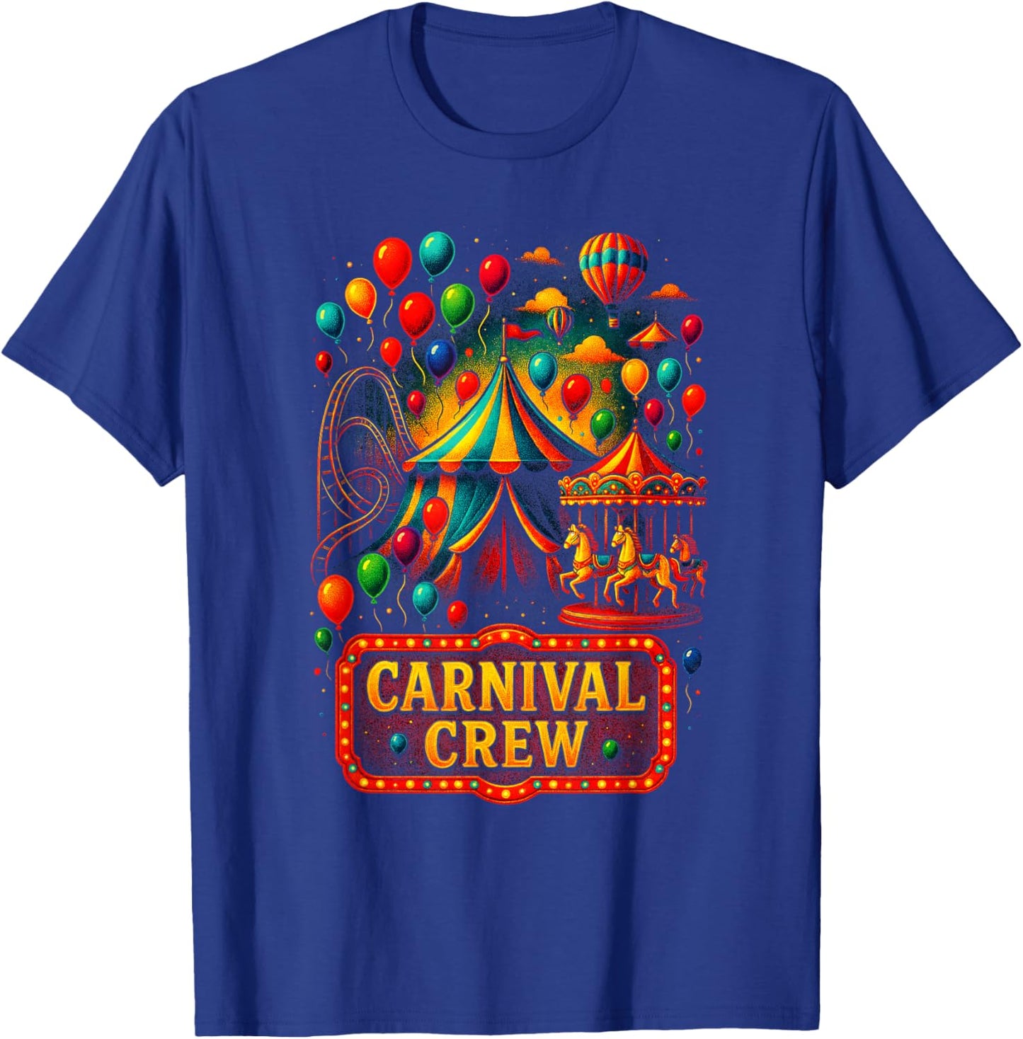 Carnival Crew - Carnival Party Matching Fun T-Shirt - T-Shirt | Royal