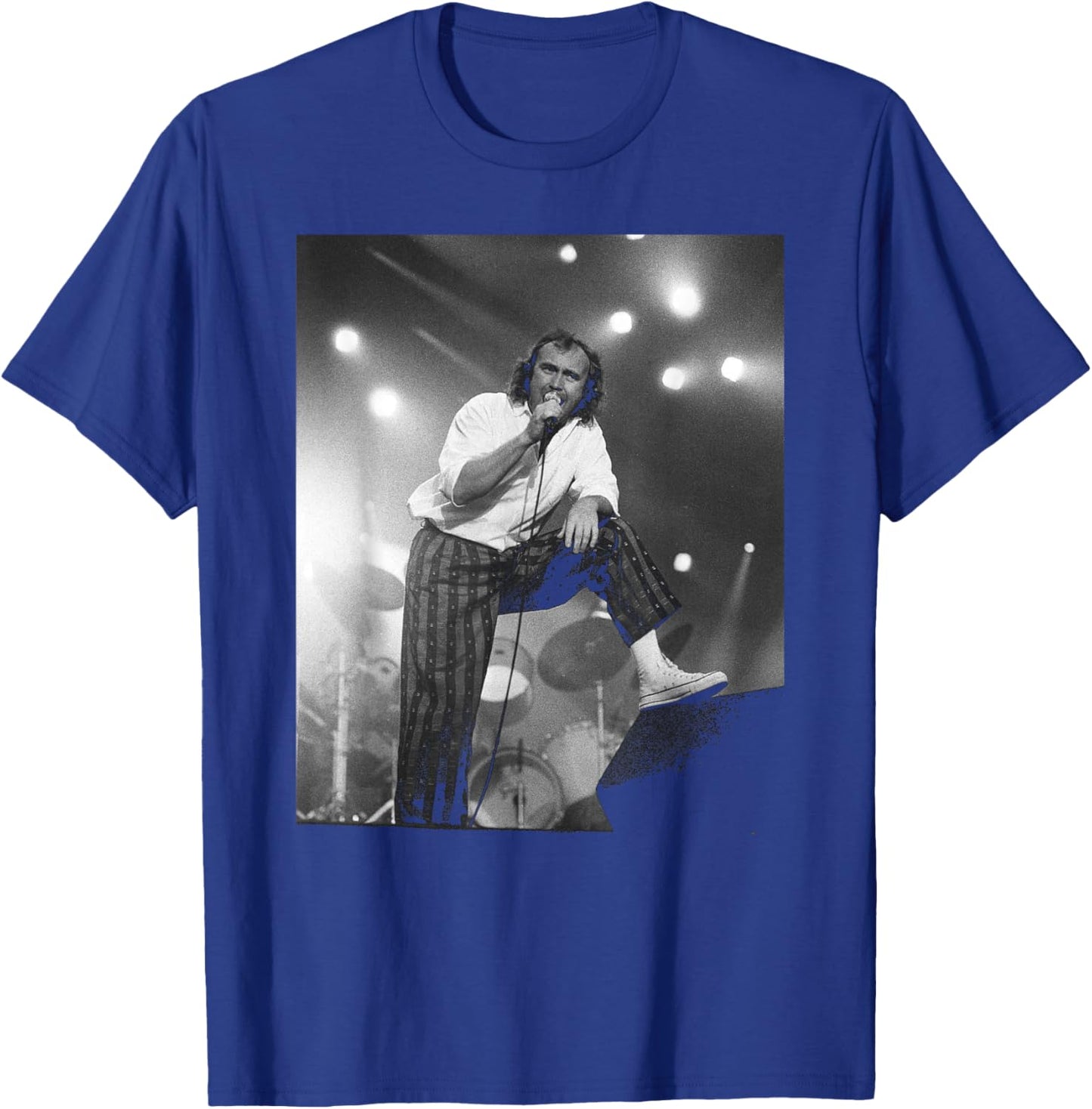 Genesis Phil Collins Singing Invisible Touch Tour 1987 T-Shirt - T-Shirt | Royal