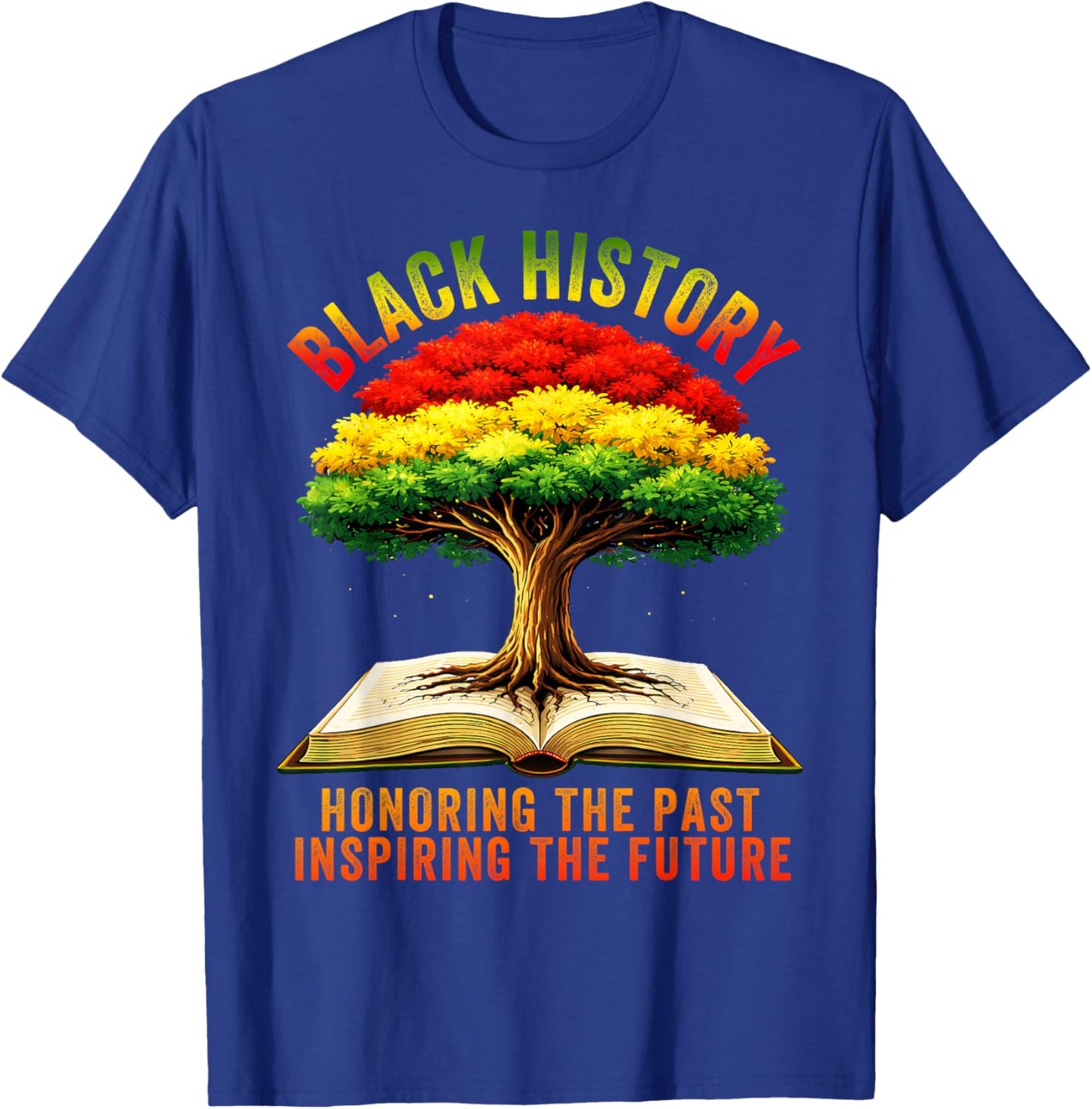 Black History Month Shirt Men Women Kids Patriotic African T-Shirt - T-Shirt | Royal