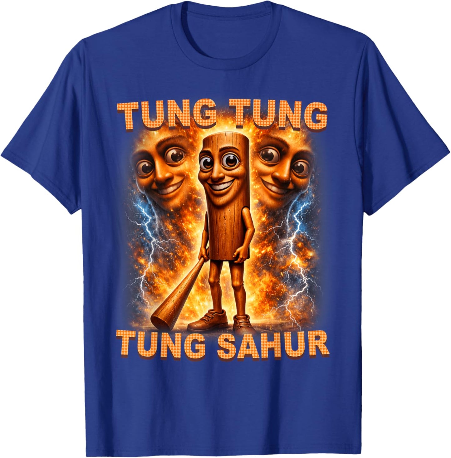 Tung Tung Tung Sahur is Calling Funny Italian Brainrot T-Shirt - T-Shirt | Royal