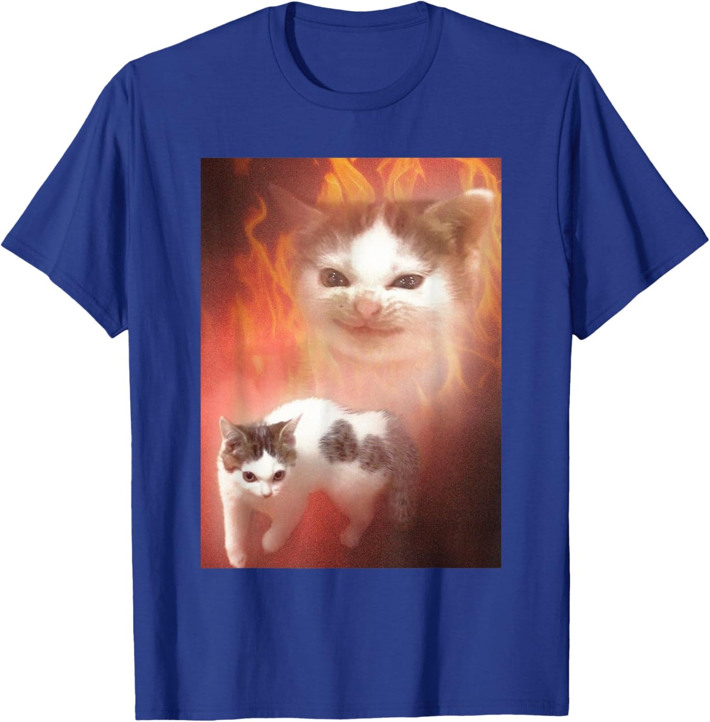 Vintage Angry Cat Meme Funny Saying Cats Animals Men Women T-Shirt - T-Shirt | Royal