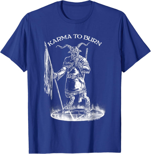 Karma to Burn - Standing Goataneer T-Shirt - T-Shirt | Royal