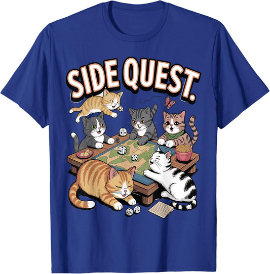 Funny Cat Playing Graphic Shirt T-Shirt - T-Shirt | Royal