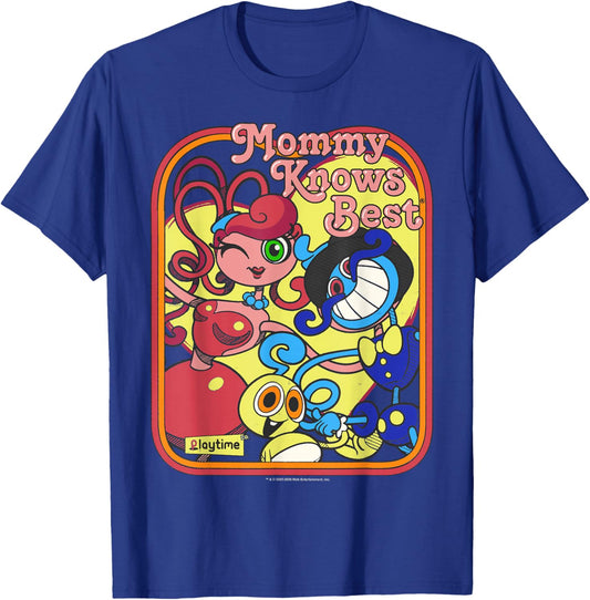 Poppy Playtime Mommy Knows Best Long Legs Family Portrait T-Shirt - T-Shirt | Royal