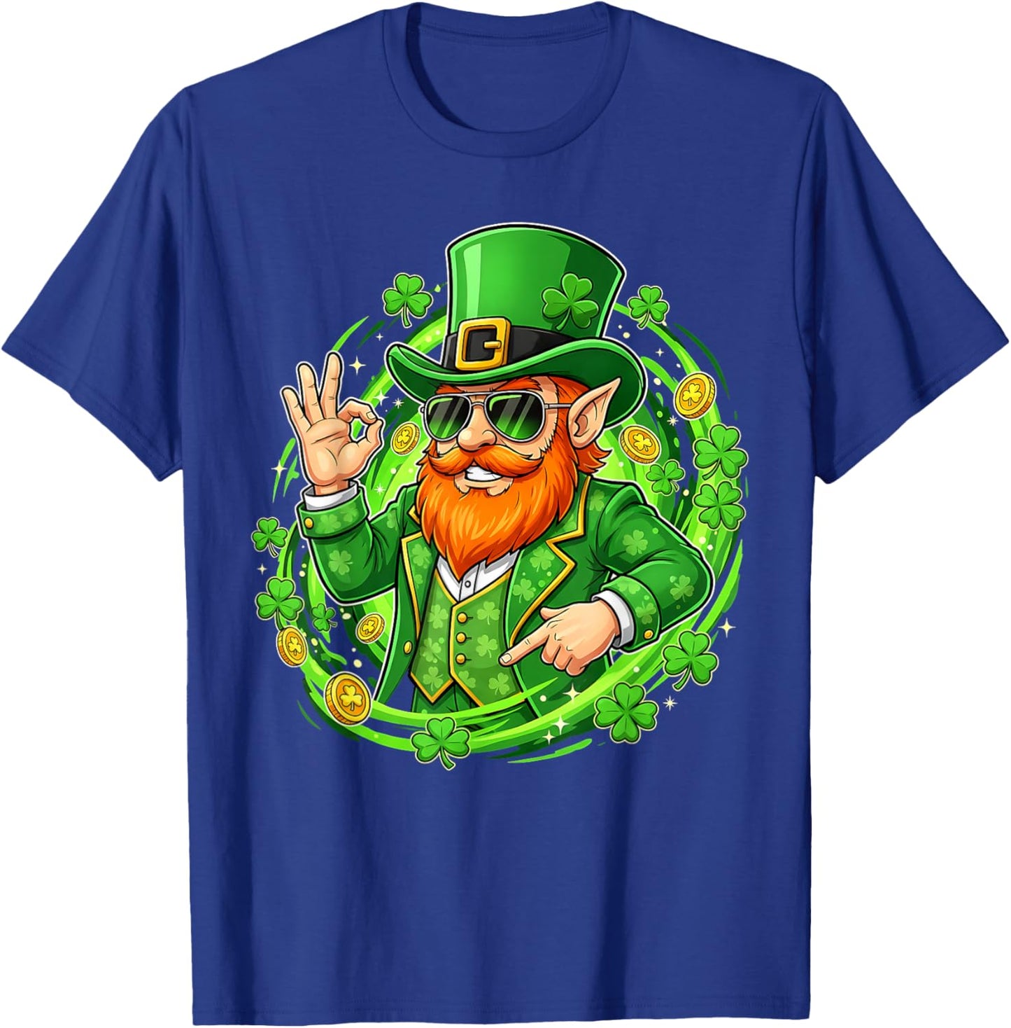 67 Six Seven Gen Alpha Slang Leprechaun Funny St. Patricks T-Shirt - T-Shirt | Royal