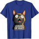 Shocked Cat Funny Lesbian Joke Art T-Shirt - T-Shirt | Royal