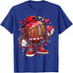 American Football Drip Heart Icecream Happy Valentine's Day T-Shirt - T-Shirt | Royal