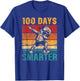 100 Days Smarter Dabbing Boy Student 100th Day of School Kid T-Shirt - T-Shirt | Royal