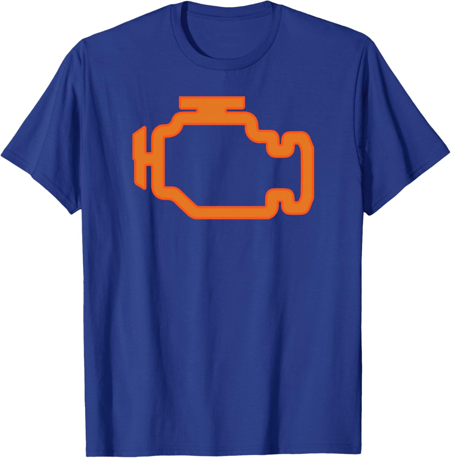 Check Engine Light T-Shirt - T-Shirt | Royal