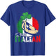 Funny Still Italian Shamrocks Hand St Patricks Day Women Men T-Shirt - T-Shirt | Royal