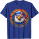 Patriotic Eagle and Flag 250 Years 1776-2026 4th of July T-Shirt - T-Shirt | Royal