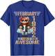34 Year Old February 1992 Teddy Bear 34th Birthday Women T-Shirt - T-Shirt | Royal
