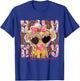 Funny Retro Highland Cow Howdy Valentine Coquette Heart Love T-Shirt - T-Shirt | Royal